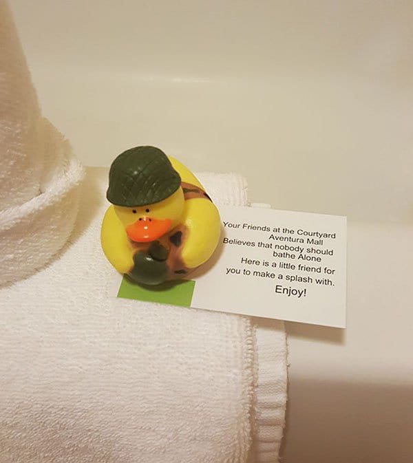 Genius Hotels rubber ducky