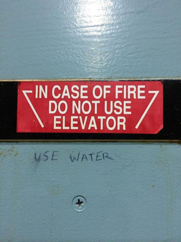 Genius Vandalism use water