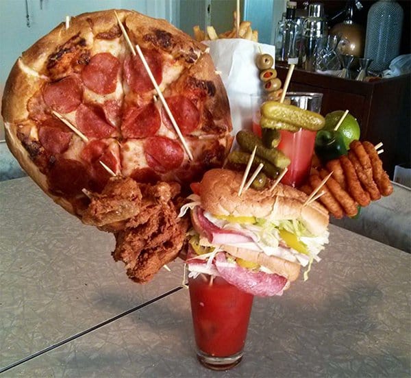 Hipster Restaurants Went Too Far With Food Serving pizza served on top of glass