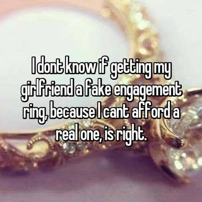 How Men Really Feel About Buying Engagement Rings fake