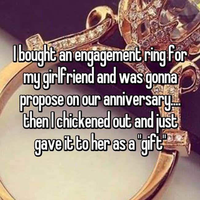 How Men Really Feel About Buying Engagement Rings gave it to her as a gift