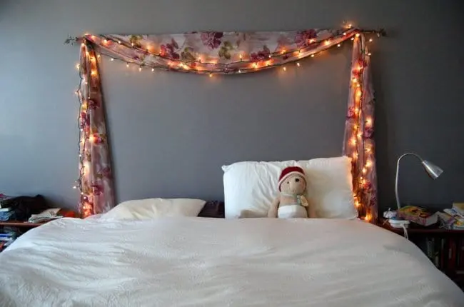 How To Make A Small Bedroom Cozy headboard