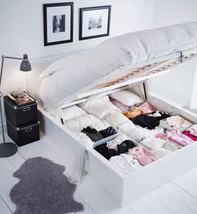 Ideas For Where To Store Things under bed storage