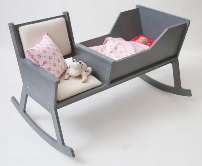 Incredibly Cool Inventions cot with rocking chair