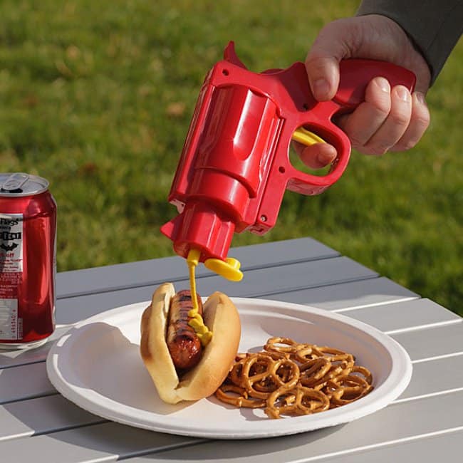 Incredibly Cool Inventions gun sauce dispense