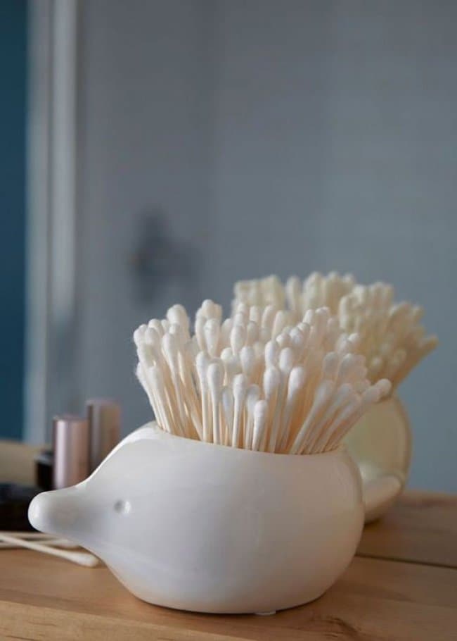 Incredibly Cool Inventions hedgehog q tip holder