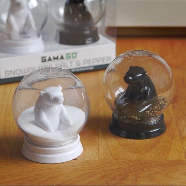 Incredibly Cool Inventions snow globe salt and pepper shakers