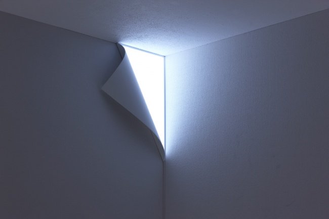 Incredibly Cool Inventions wall light corner peeling