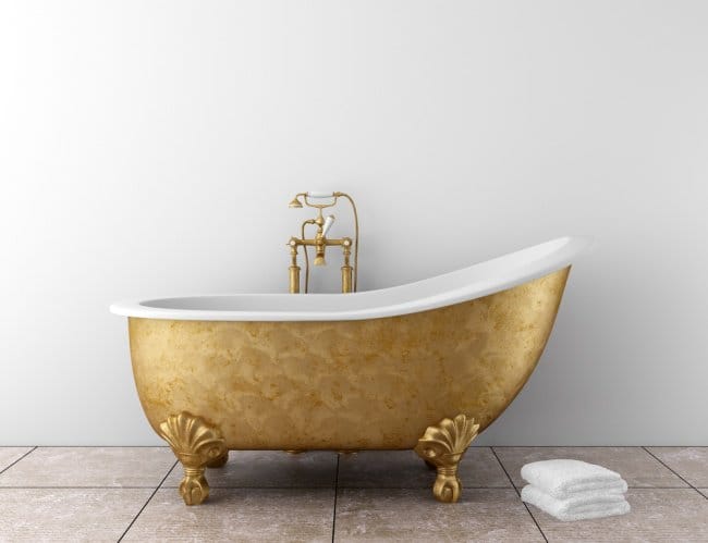 Luxurious Bath Tubs gold