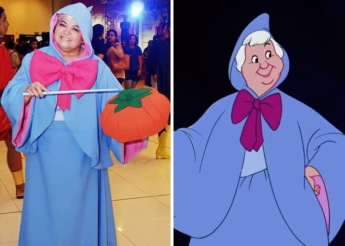 Mom Has Incredible Cosplay Skills fairy godmother cinderella