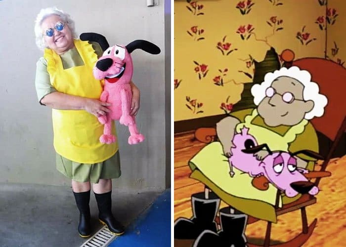 Mom Has Incredible Cosplay Skills muriel courage the cowardly dog