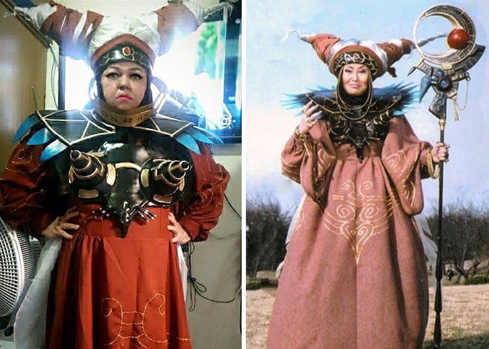 Mom Has Incredible Cosplay Skills rita repulsa power rangers