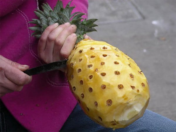 Pictures Of Peeled Fruit pineapple
