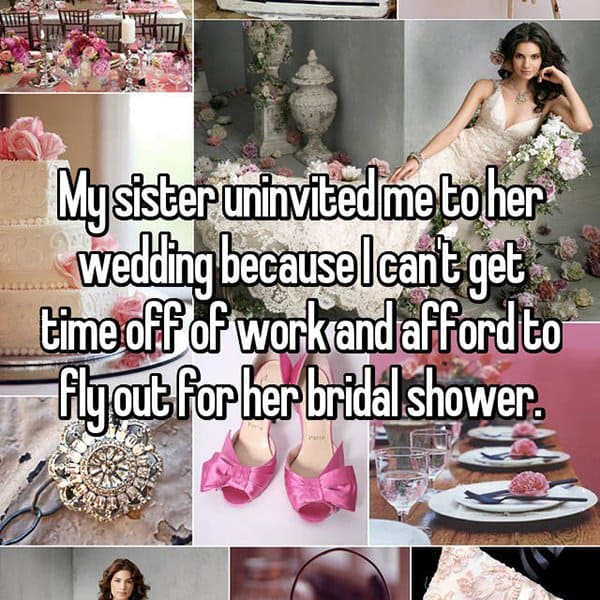 Shocking Reasons People Were Uninvited From Weddings cant get time of