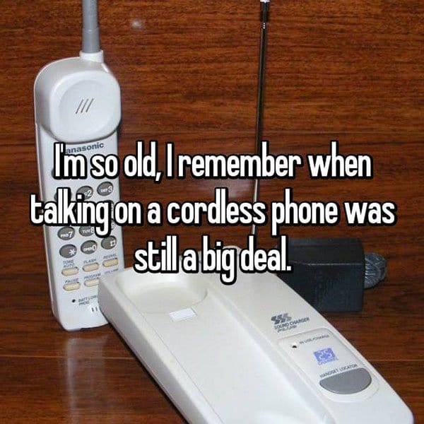 Things From The Past cordless phonee