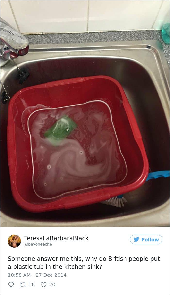 Times Americans Were Surprised And Confused By British Things sink tub