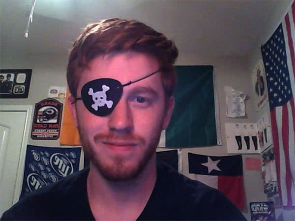 Times Kids Gave Innocent Gifts eye patch tip