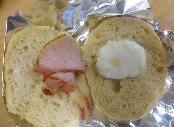 Times People Lost The Food Lottery 320 bacon and egg sanwich