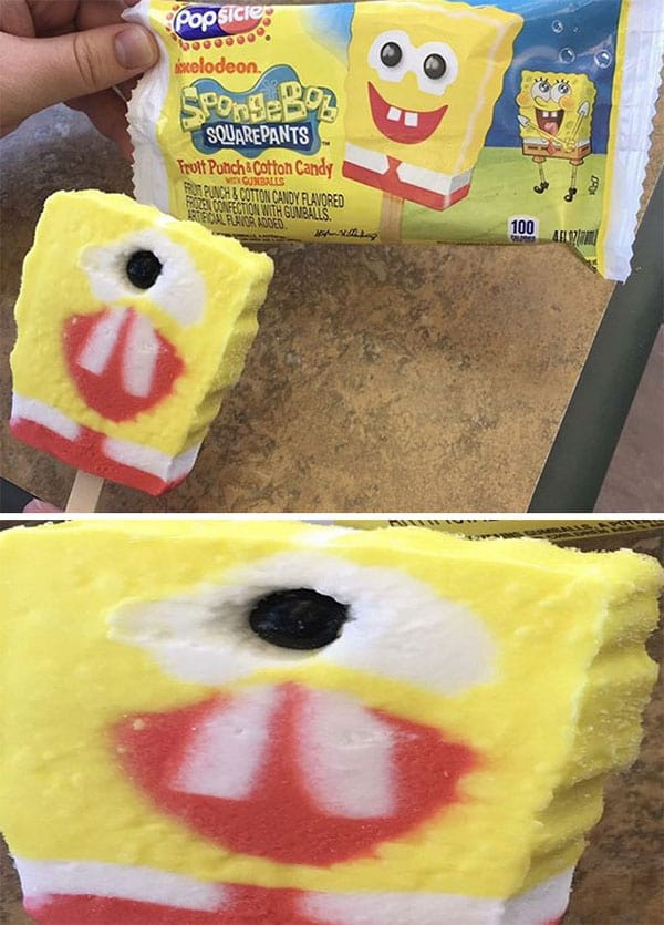Times People Lost The Food Lottery spongebob popsicle