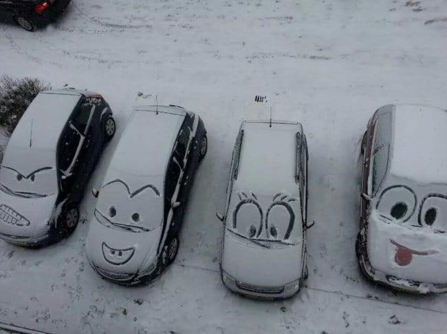 Ways To Have Fun With Your Kids During Winter decorate cars