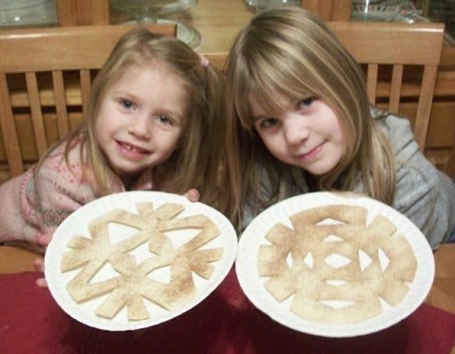 Ways To Have Fun With Your Kids During Winter snowflake pancakes