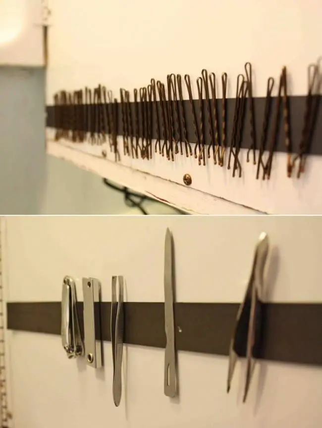 Ways To Organize Your Home magnetic strip