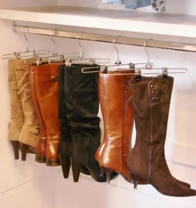 Ways To Organize Your Home pants hangers for boots
