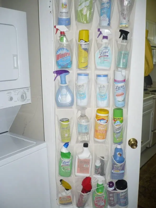 Ways To Organize Your Home shoe organizer cleaning detergent