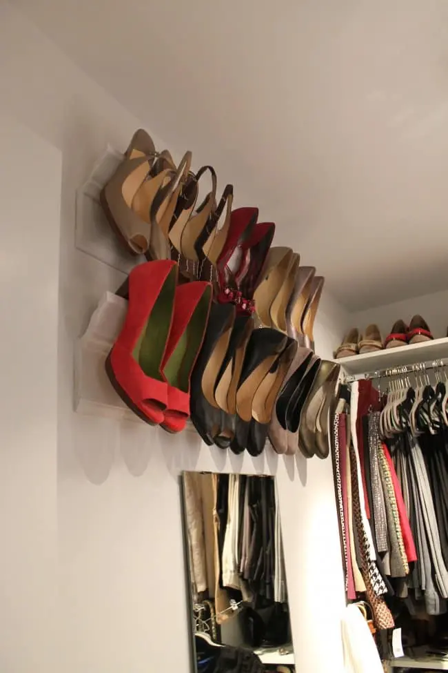 Ways To Organize Your Home wall rack heels