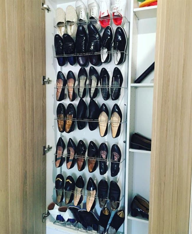 Ways To Store Your Shoes built in cabinet