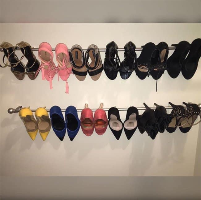 Ways To Store Your Shoes wall rack