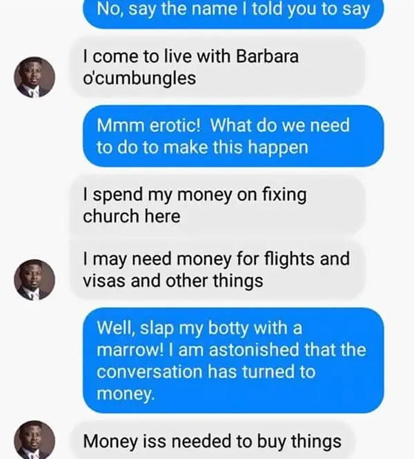 Woman Shuts Down Scammer i come to live with barbara