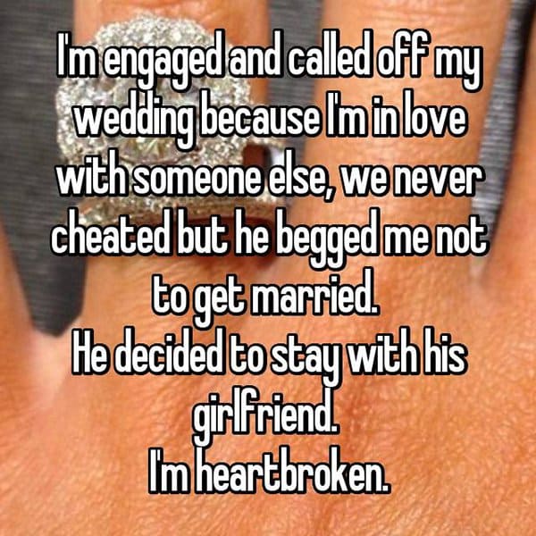 Brides Share The Reasons They Cancelled Their Weddings heartbroken