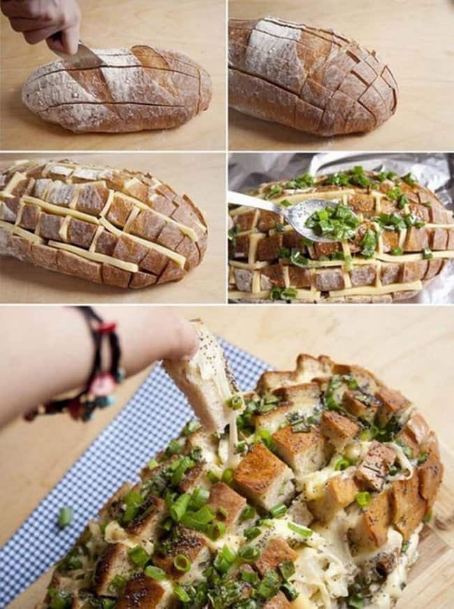 Brilliant Kitchen Tricks cheesy bread