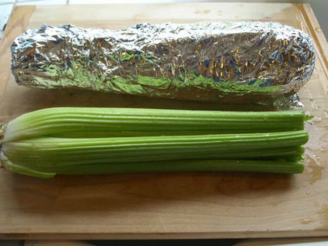 Brilliant Kitchen Tricks wrap in foil