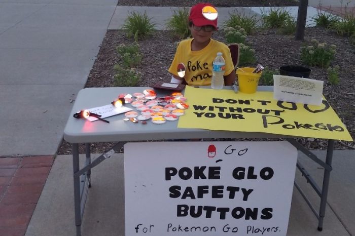 Clever Inventions Made By Kids poke glow safety pins