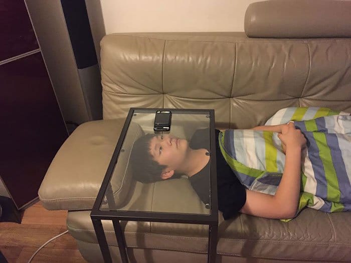 Clever Inventions Made By Kids see through table phone