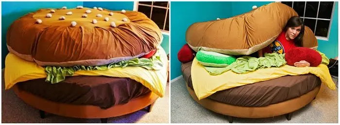 Creative And Comfy Looking Beds hamburger