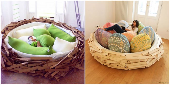 Creative And Comfy Looking Beds nest bed