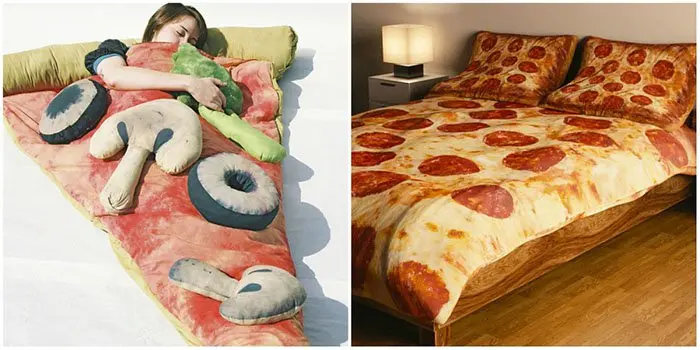 Creative And Comfy Looking Beds pizza