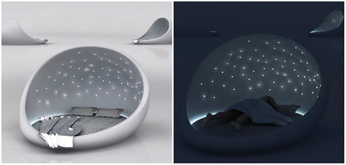 Creative And Comfy Looking Beds space bed