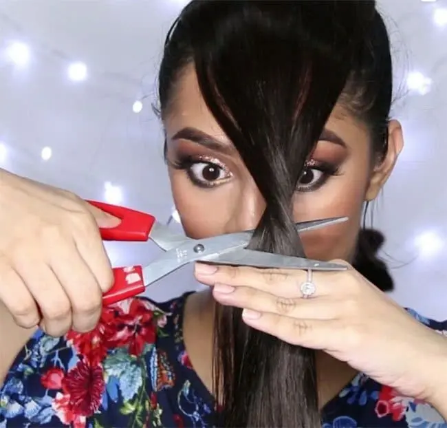 Effective Hair Care Tips cutting bangs