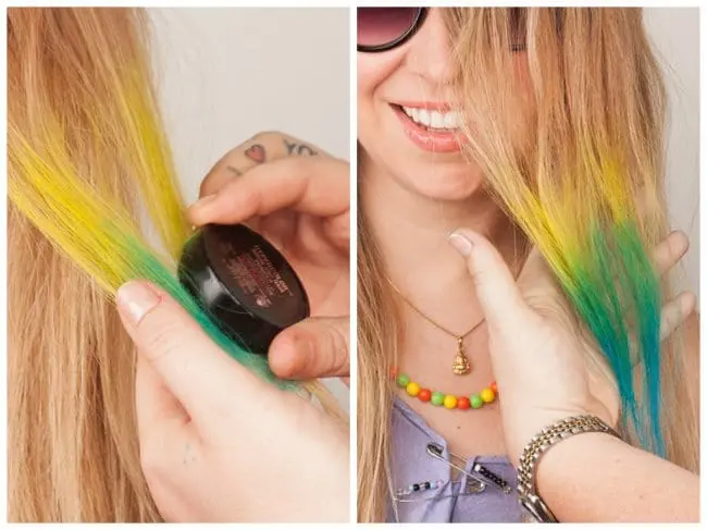 Effective Hair Care Tips eye shadow hair chalk