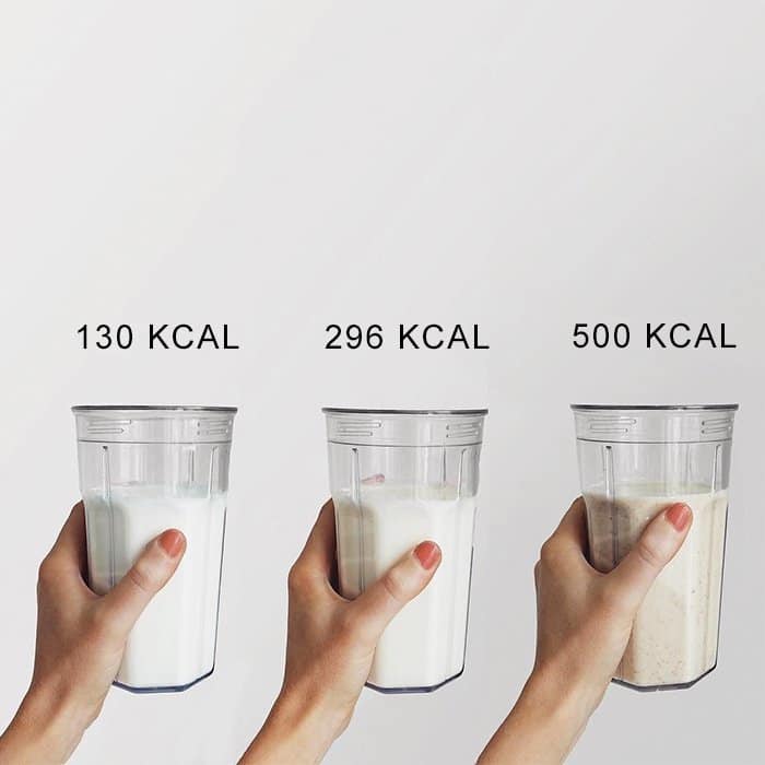 Fitness Blogger Shares Food Comparisons milkshake