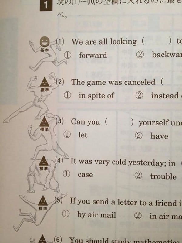 Genius Textbook Vandalism poses