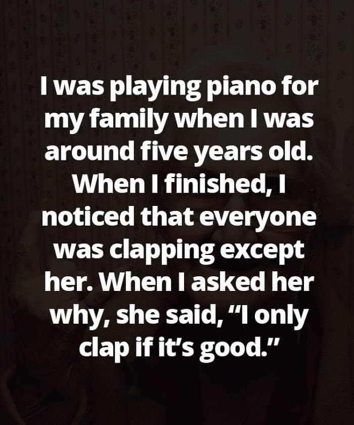 Honest Grandmas playing piano