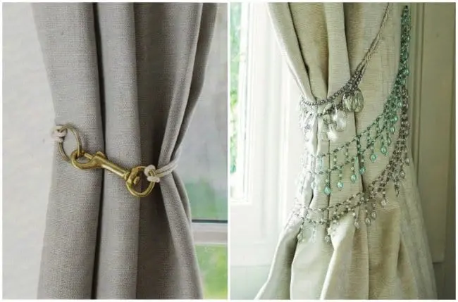 How Make Your Apartment Look Great curtain holders