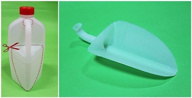 Ideas For Reusing Plastic Bottles shovel