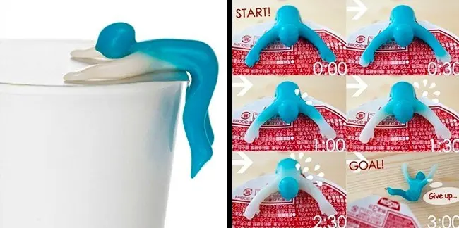 Ingeniously Weird Gadgets cup man lid temperature