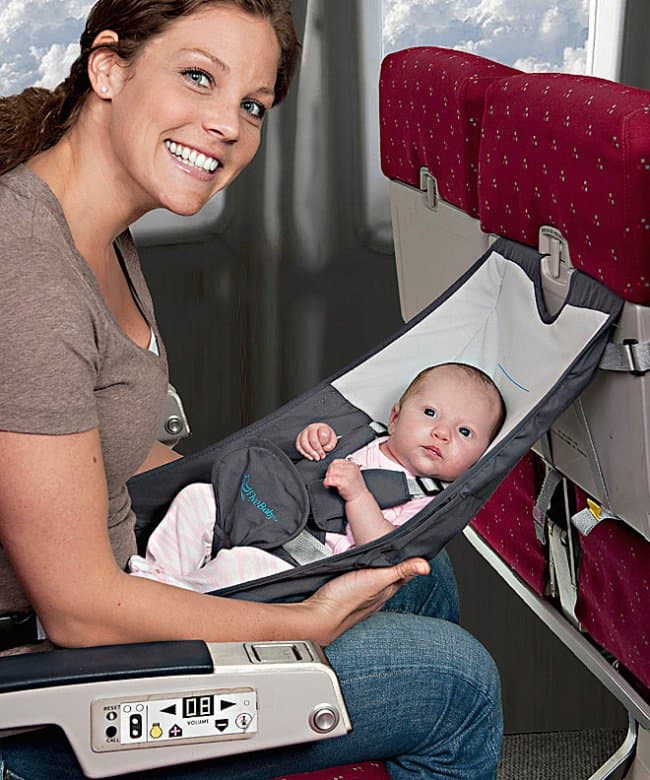 Inventions For Parents baby seat for airplanes